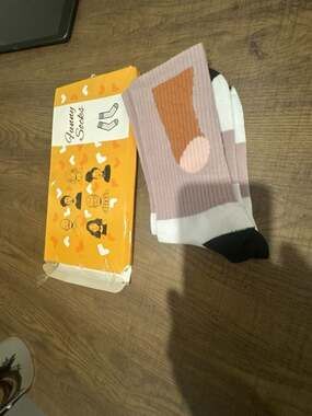 Funny Socks Novelty Crew Socks with Box
